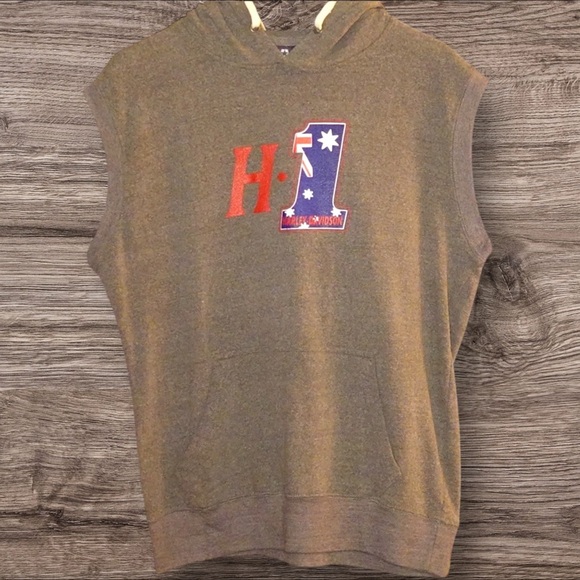 Harley Davidson Sleeveless Hoodie - Picture 2 of 5